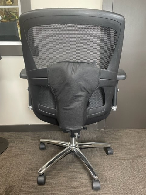 Hercules Series Big Tall Mid Back Black Mesh Office Chair